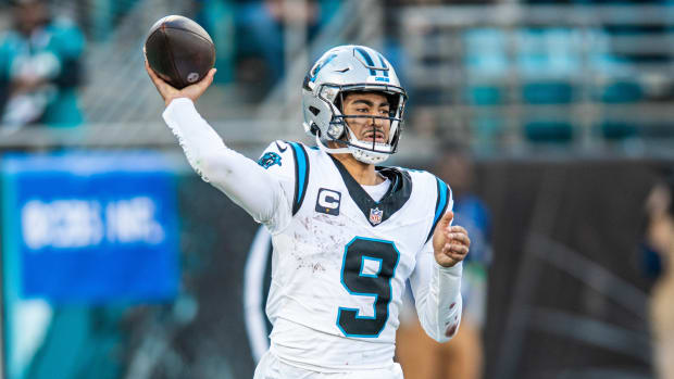 Carolina Panthers quarterback Bryce Young